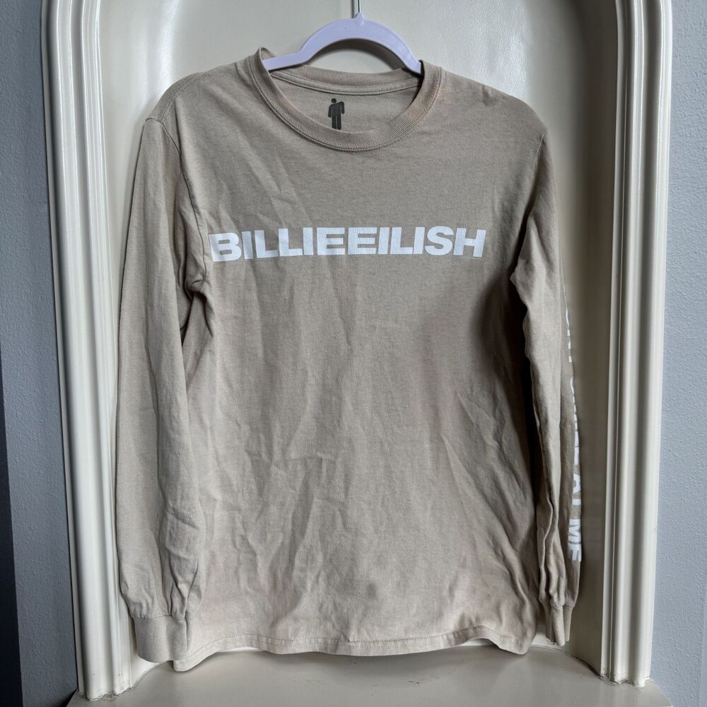 Billie Eilish Long Sleeve Don't Smile At Me 2019 T-Shirt Size S